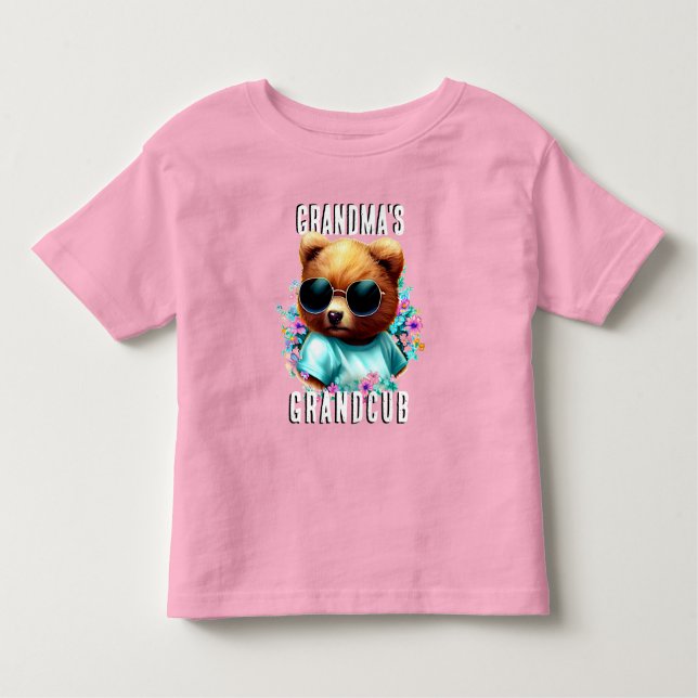 T-shirt Pour Les Tous Petits Grandmas Sassy Grandclub (Devant)