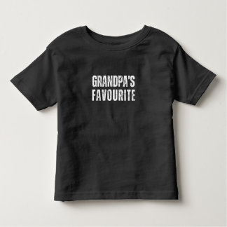 T-shirt Pour Les Tous Petits Grandpa's favourite new grandchild