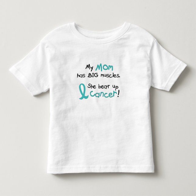 T-shirt Pour Les Tous Petits Grands muscles TEAL (maman) (Devant)