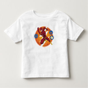 T-shirt Pour Les Tous Petits Graphique d'exécution du laboratoire Flash de dess