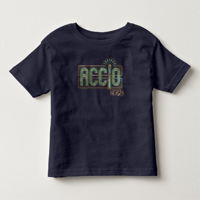 T-shirt Pour Les Tous Petits Graphique orthographique Jade Art Déco ACCIO™ (Devant)