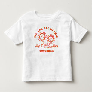 T-shirt Pour Les Tous Petits Graphisme Fleur Joyeux Retro