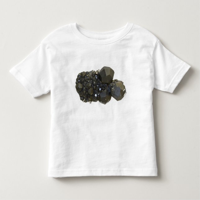 T-shirt Pour Les Tous Petits Grenat en forme naturelle (Devant)