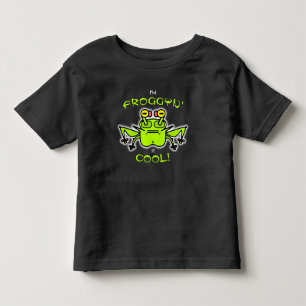 T-shirt Pour Les Tous Petits Grenouille drôle et cool, personnage de dessin ani