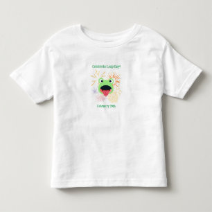 T-shirt Pour Les Tous Petits Grenouille et feux d'artifice pour la journée du b