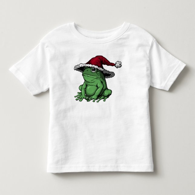 T-shirt Pour Les Tous Petits Grenouille festive (Devant)