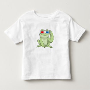 T-shirt Pour Les Tous Petits Grenouille Glasses