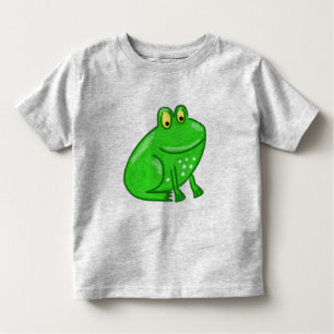T-shirt Pour Les Tous Petits Grenouille mignonne de bande dessinée