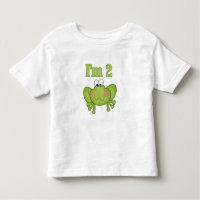 Grenouille verte j'ai deux ans