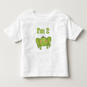 T-shirt Pour Les Tous Petits Grenouille verte j'ai deux ans
