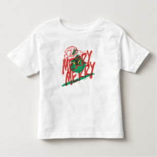 T-shirt Pour Les Tous Petits Grille Joyeux Joyeux Grunge Graphique