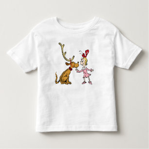 T-shirt Pour Les Tous Petits Grille Max & Cindy Lou Qui