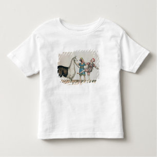 T-shirt Pour Les Tous Petits Grimaldi et l'alpaga, dans la pantomime populaire