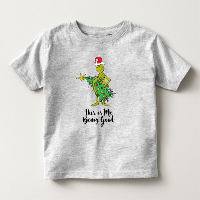 T-shirt Pour Les Tous Petits Grinch classique | Naughty (Devant)