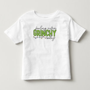 T-shirt Pour Les Tous Petits Grinch Se sentir extrêmement grincheux aujourd'h