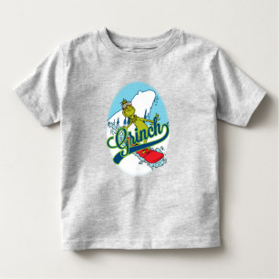 T-shirt Pour Les Tous Petits Grinch Snowboard