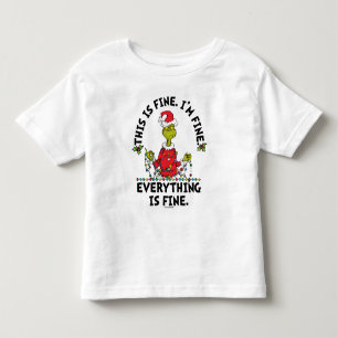 T-shirt Pour Les Tous Petits Grinch Tout va bien