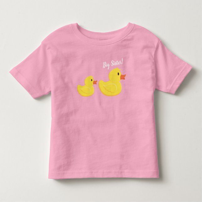 T-shirt Pour Les Tous Petits Grosse soeur en caoutchouc (Devant)