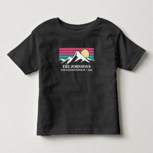 T-shirt Pour Les Tous Petits Groupe Camping familial sur mesure
