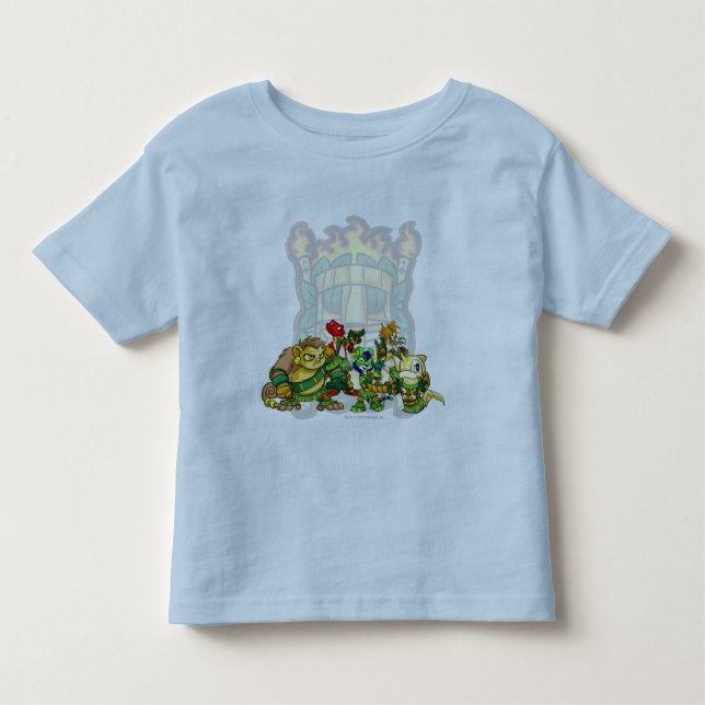 T-shirt Pour Les Tous Petits Groupe d'île de mystère d'équipe (Devant)