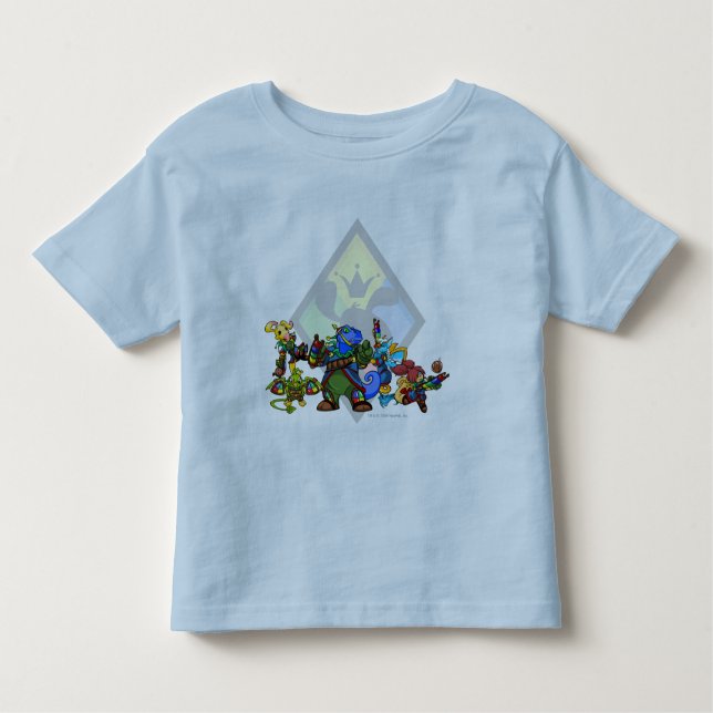 T-shirt Pour Les Tous Petits Groupe d'île de Roo d'équipe (Devant)