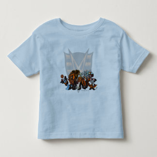 T-shirt Pour Les Tous Petits Groupe hanté par équipe en bois