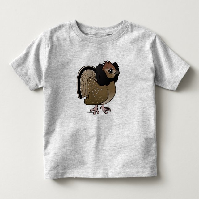 T-shirt Pour Les Tous Petits Grouse de Ruffed (Devant)