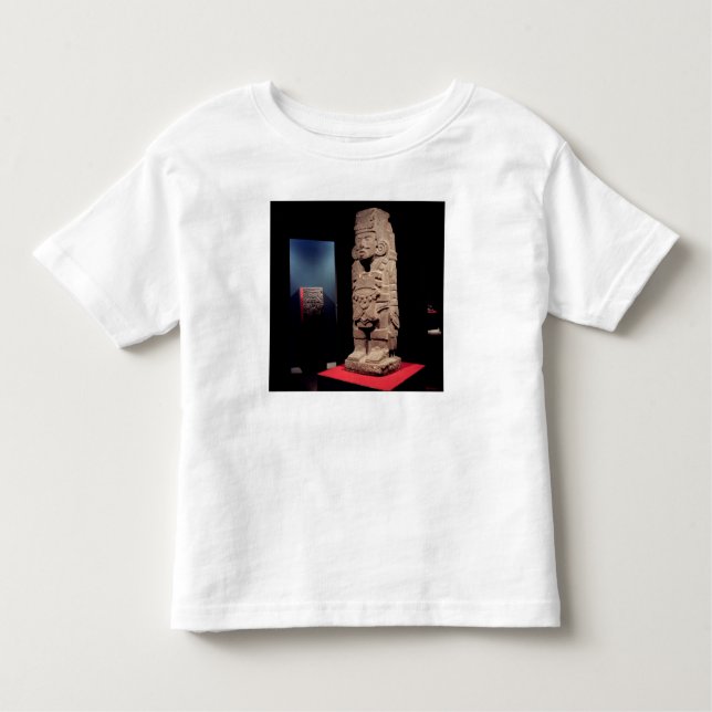 T-shirt Pour Les Tous Petits Guerrier, de la culture de Toltec (Devant)