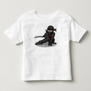 T-shirt Pour Les Tous Petits Guerrier de Ninja de bande dessinée
