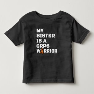 T-shirt Pour Les Tous Petits Guerrière/Bloc/Sœur...CRPS
