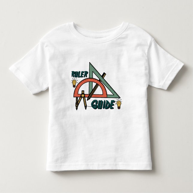 T-shirt Pour Les Tous Petits Guide de règle, école secondaire (Devant)