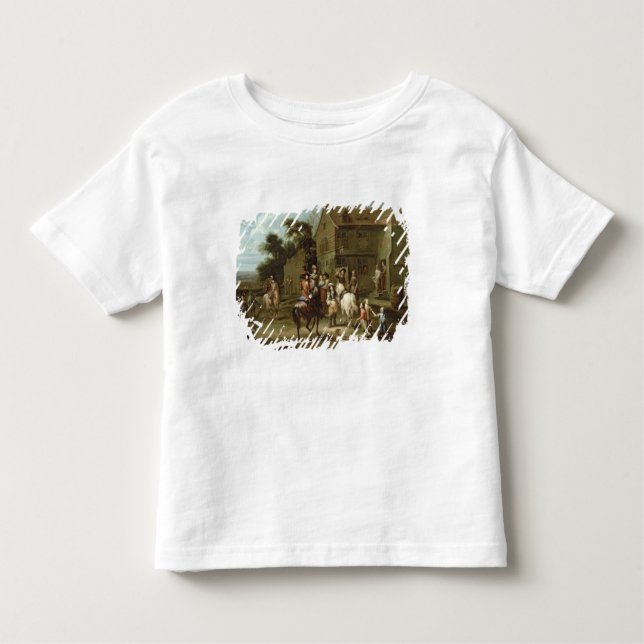 T-shirt Pour Les Tous Petits Guillaume d'Orange avec les chasseurs (Devant)