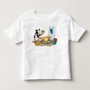 T-shirt Pour Les Tous Petits Guimauves de feu de camp de Webkinz  