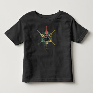 T-shirt Pour Les Tous Petits Guitare Lover Style rétro Cadeau Pour Guitarist