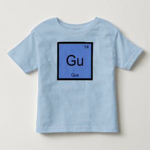 T-shirt Pour Les Tous Petits Gus Nom Chimie Élément Tableau Périodique