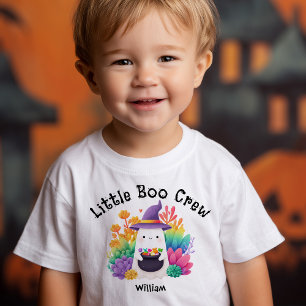 T-shirt Pour Les Tous Petits Halloween de l'équipage du petit Boo