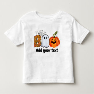 T-shirt Pour Les Tous Petits Halloween Funny Boo Personnalisé