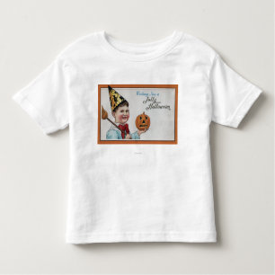 T-shirt Pour Les Tous Petits Halloween GreetingJolly Halloween