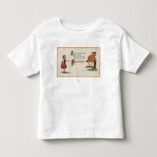 T-shirt Pour Les Tous Petits Halloween GreetingKid sur la barrière