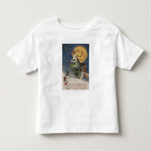 T-shirt Pour Les Tous Petits Halloween GreetingWitch en vol