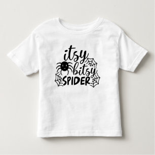 T-shirt Pour Les Tous Petits Halloween Itsy Bitsy Spider