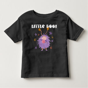 T-shirt Pour Les Tous Petits Halloween Little Boo amusant caractère mignon