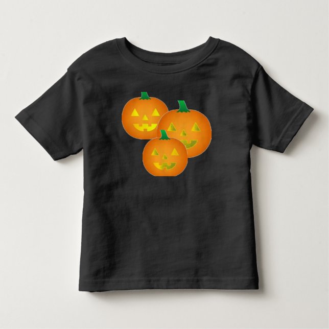 T-SHIRT POUR LES TOUS PETITS HALLOWEEN T CHEMISE AVEC CITROUILLE (Devant)
