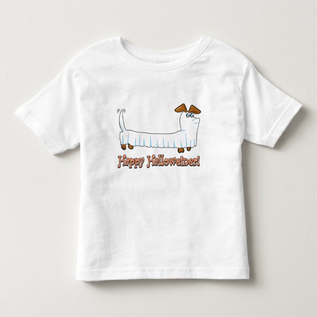 T-shirt Pour Les Tous Petits Halloweiner Dachshund (Devant)