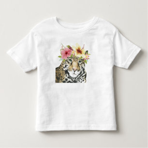 T-shirt Pour Les Tous Petits Halo tropical   Sweet Cheetah