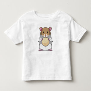 T-shirt Pour Les Tous Petits Hamster avec biscuit