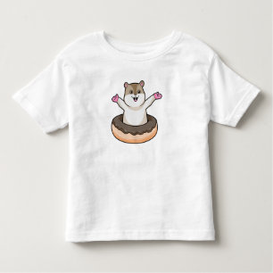 T-shirt Pour Les Tous Petits Hamster avec de l'âne au chocolat