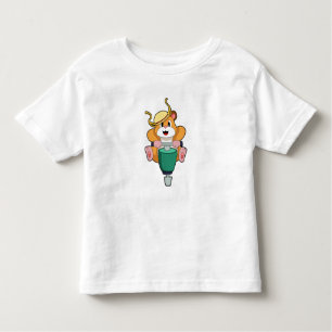 T-shirt Pour Les Tous Petits Hamster avec Jackhammer