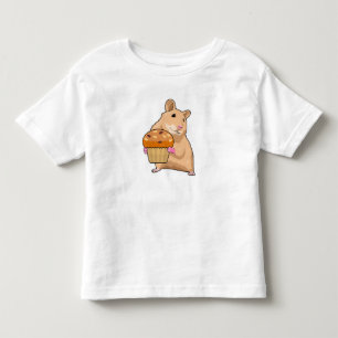 T-shirt Pour Les Tous Petits Hamster avec Muffin