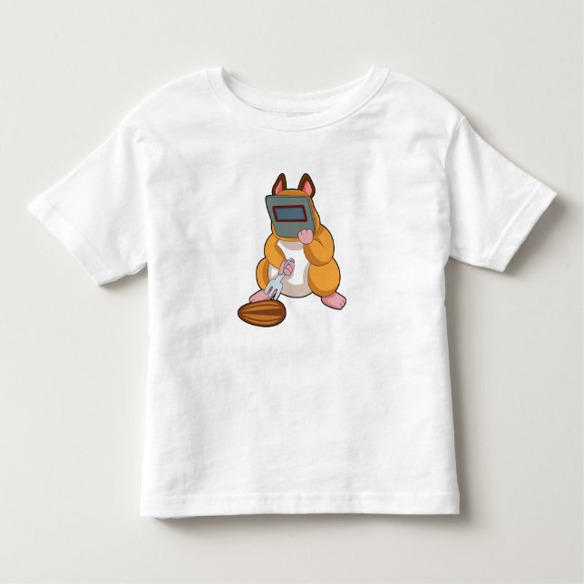 T-shirt Pour Les Tous Petits Hamster en souder.PNG (Devant)